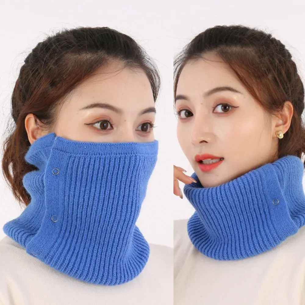 

Ветрозащитный трикотажный Поддельный Воротник, новый съемный утепленный зимний теплый шарф для шеи для женщин
