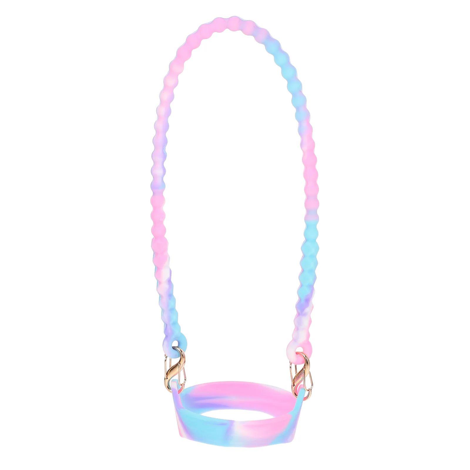 

Silicone Water Cup Lanyard Outdoor Bottle Holder Strap Kettle Shoulder for Silica Gel Carry Fitness Bike Mount