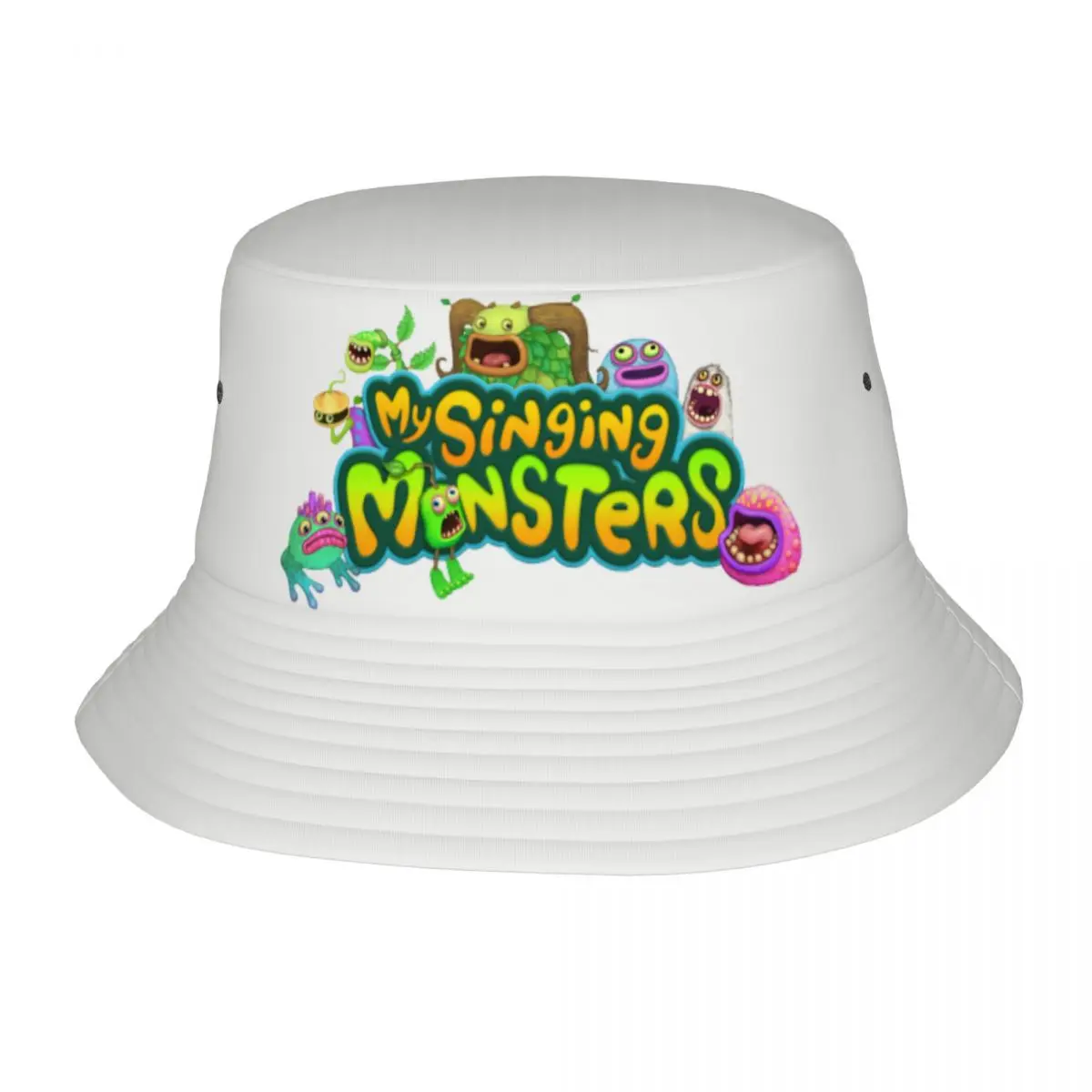 My Singing Monsters Video Gamer Cappello Da Pescatore Unisex Personalizzato Summer Beach Sun Hat