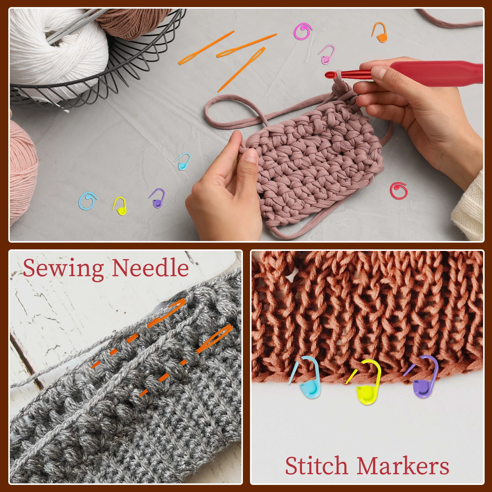 9-Piece Ergonomic Crochet Set 5