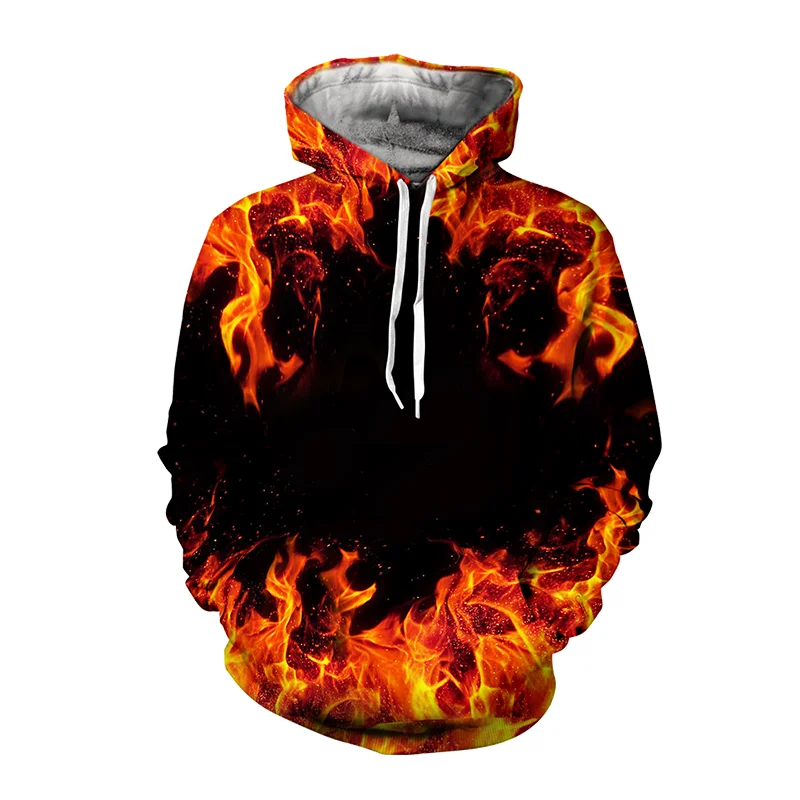 Sweat à Capuche Homme Imprimé 3D Tracteur - Sweat-Shirt Fantaisie Poches Et Timon