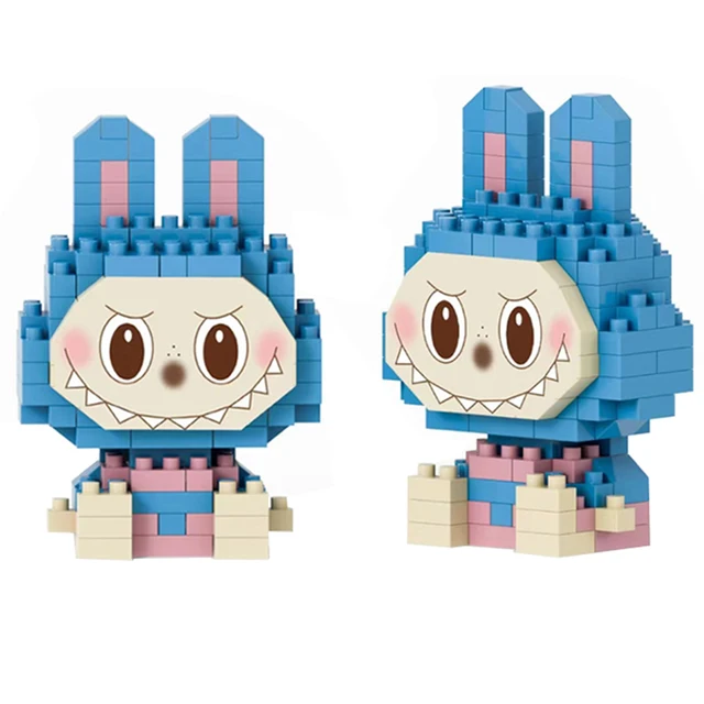 2025 New Popular Colorful Doll Anime Block Toys DIY Small Particle Building Blocks Bricks Model Toy Kids New Year Christmas Gift 2