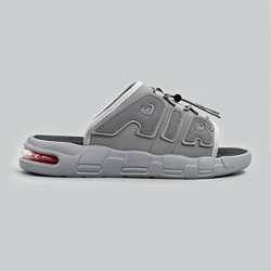 Men's Air Cushion Slide Slippers - Soft, Non-Slip Summer Comfort - 40 (Gray)