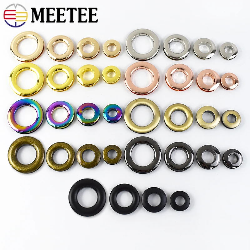 4-10Pcs-Meetee-Metal-O-Ring-Eyelets-Screw-Buckle-10-25mm-Leather-Bag ...