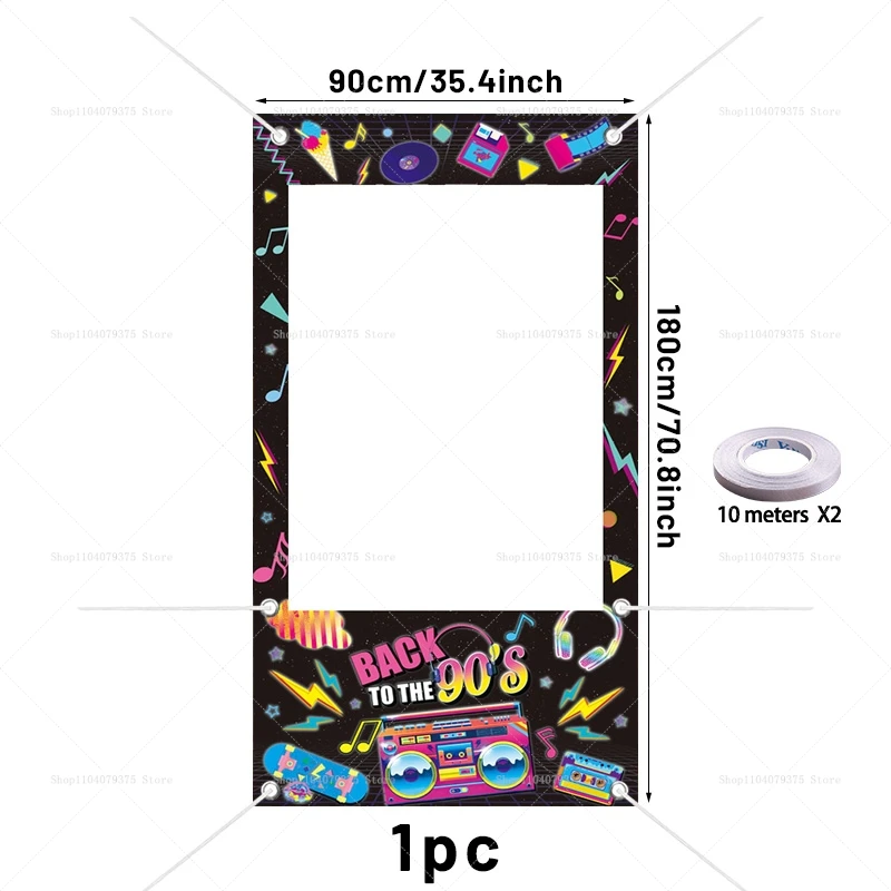 שנות ה-90 תמונה ביתן props proky דיסקו רוק מקליט ירי רקע props props של מסיבת יום הולדת אספקה