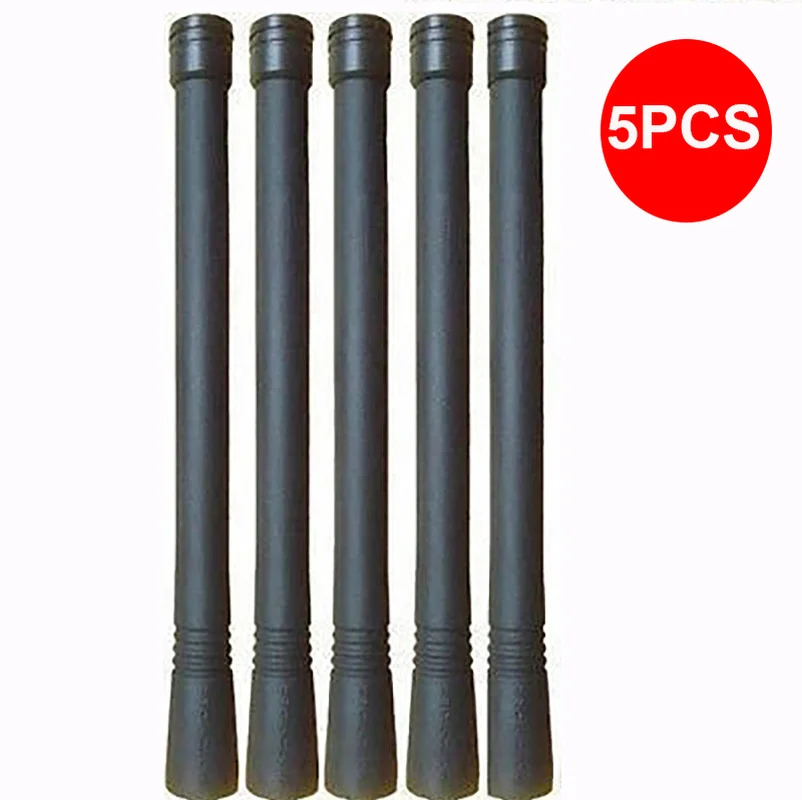10Pcs VHF 136-174 MHz Antenna for Motorola Radios GP88 GP88S GP328 GP338 GP338 GP140 HT750 CP200 HT1250 EP450 6Inch 5