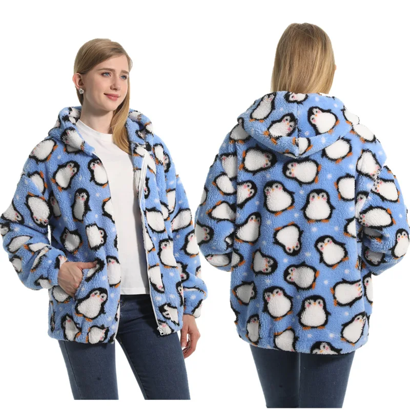 2023 Spring Autumn New Burst Hooded Long Printed Thick Commuter Hoodie Large Size Sports Zipper Shirt Couple Fashion Trend