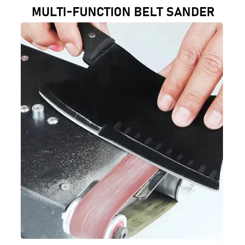 Mini Bench Disc Sander Electric Sander Electric Grinder Sandpaper Sticky Disc Table Grinder DIY High Speed Sanding Machine Knife Sharpener Polishing Machine