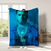 Fluffy Blankets Anuel AA Bed Sofa Camp Nap Bedspread Soft Blankets Fleece Home Textile Birthday Gift Blanket Bedroom Decor 2