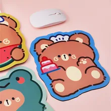 

Cute Bear Mouse Pad Non-slip Desk Mat Kawaii Gaming Accessories Mouse Mat for Office Home PC Computer Keyboard Desk Pad