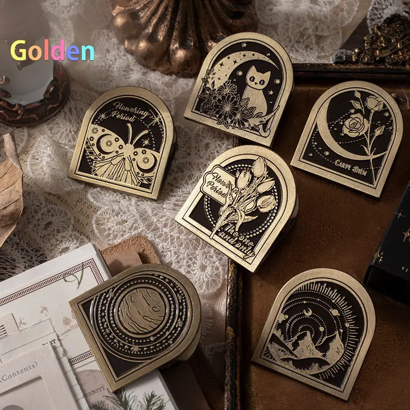 빈티지 황동 클립 노트북 홀더 - 여행 일기, 수채화 스케치북, 사진 전시용 오리지널 휴대용 금속 지폐 클립