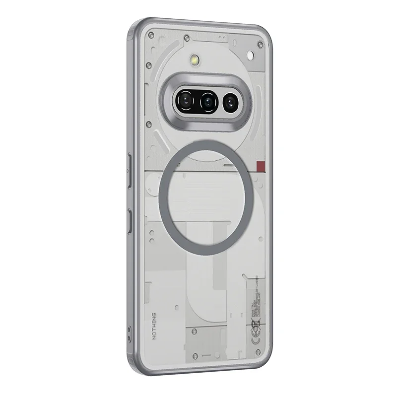 ELVEV Shockproof Crystal Clear Magnetic Case with Lens Protection