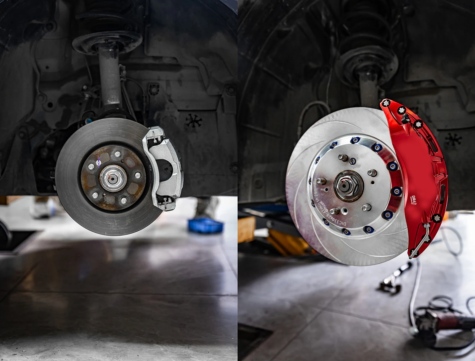 Dicase dr4-4 piston forging caliper with 330*28mm disc for Suzuki swift sport zc33s
