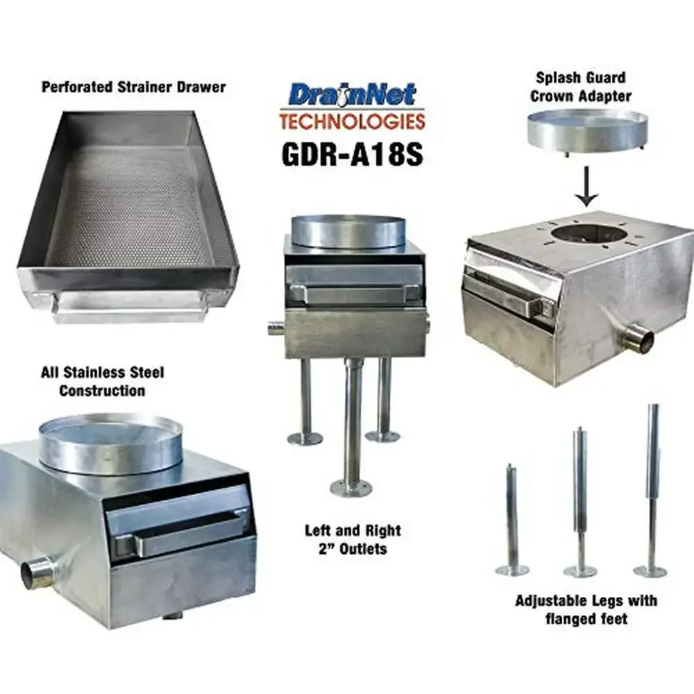 Sink Strainer Restaurants Easy Garbage Disposal Replacement Saves Water & Electricity Cleaner Grease Trap