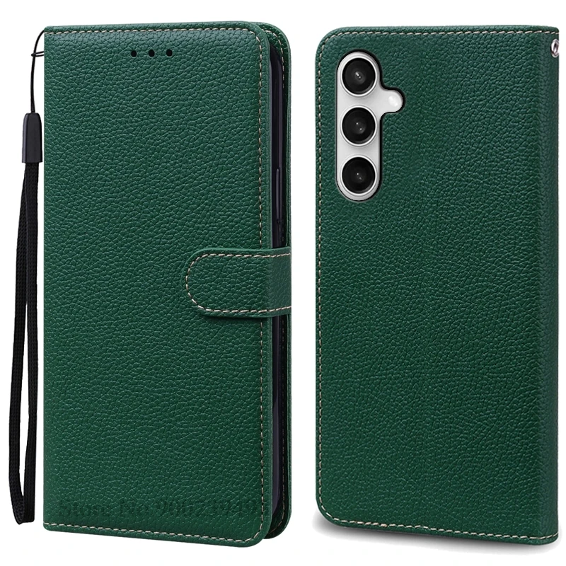 Leather Wallet Flip Case for Samsung Galaxy A17 - Luxury Phone Cover