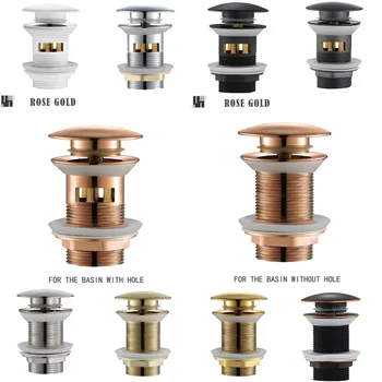 ที่กรองเศษอาหารในอ่างล้างจานแบบกดปุ่ม ทนทานต่อการกัดกร่อน พร้อมระบบป้องกันน้ำล้น สำหรับอ่างล้างจานในครัวและห้องน้ำ ไม่ต้องเจาะรู 1