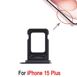 SIM + SIM Card Tray For iPhone 15 Plus Phone Dual Sim Card Tray Adapter Replacement Part