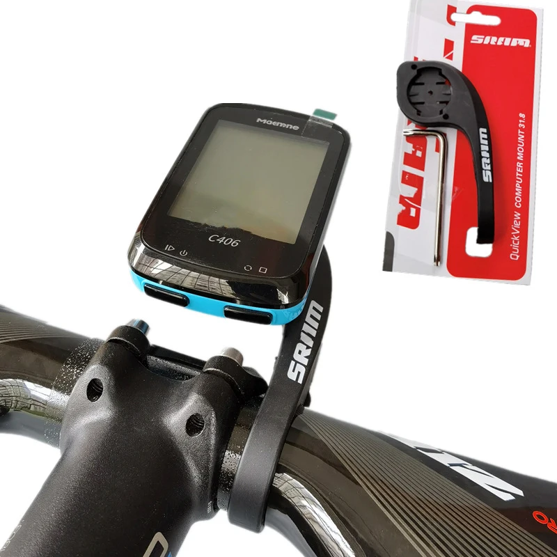 Garmin Edge Bike Computer Mount Stem MTB Road GPS Holder for 520 820 530 1000 Rider Support Bicycle Accessories Bike Computer Mount