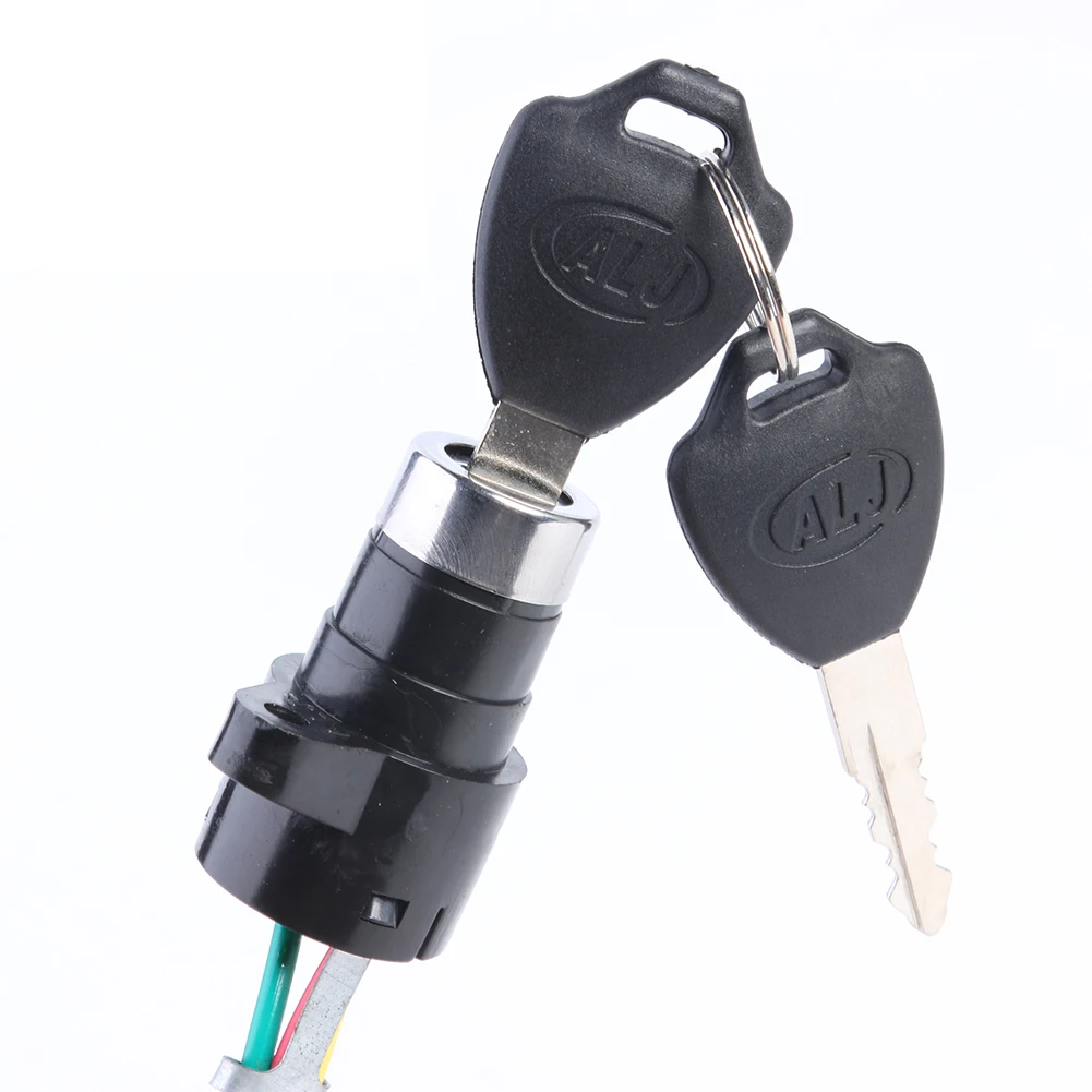 Electric Bicycle Ignition Switch Key Power Lock For EScooter Bike