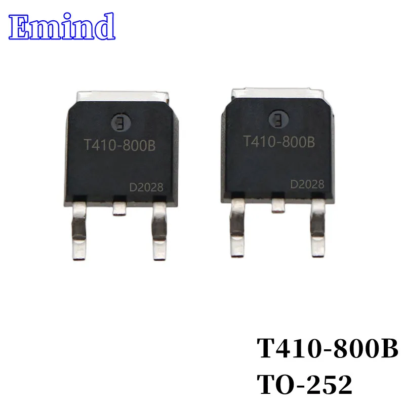 

50/100/200/500/1000 шт. T410-800B Triac 4A/800V TO-252 SMD Тиристор с большим чипом