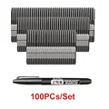 100PCs Black