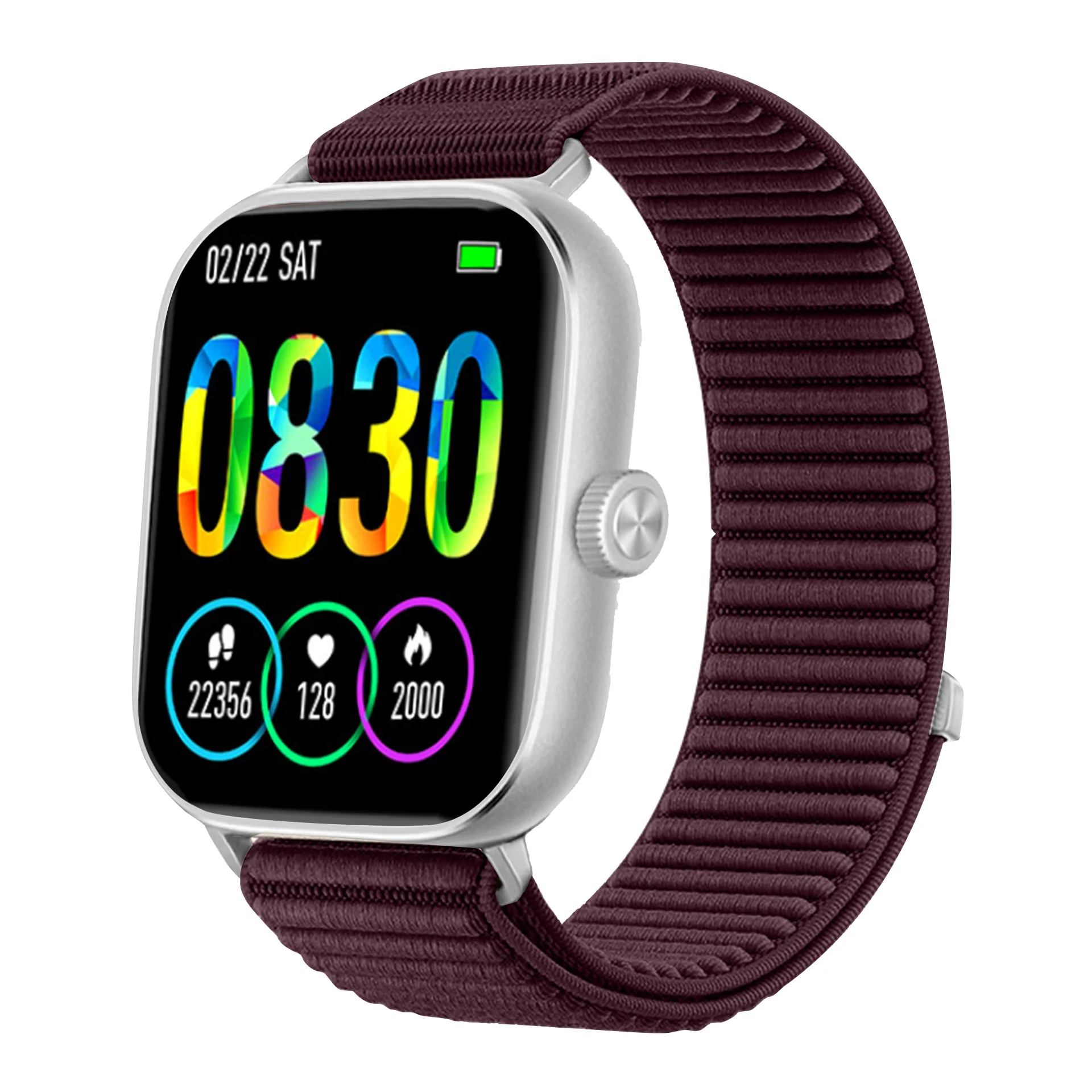 Breathable Nylon Loop Watch Strap - Simple Style
