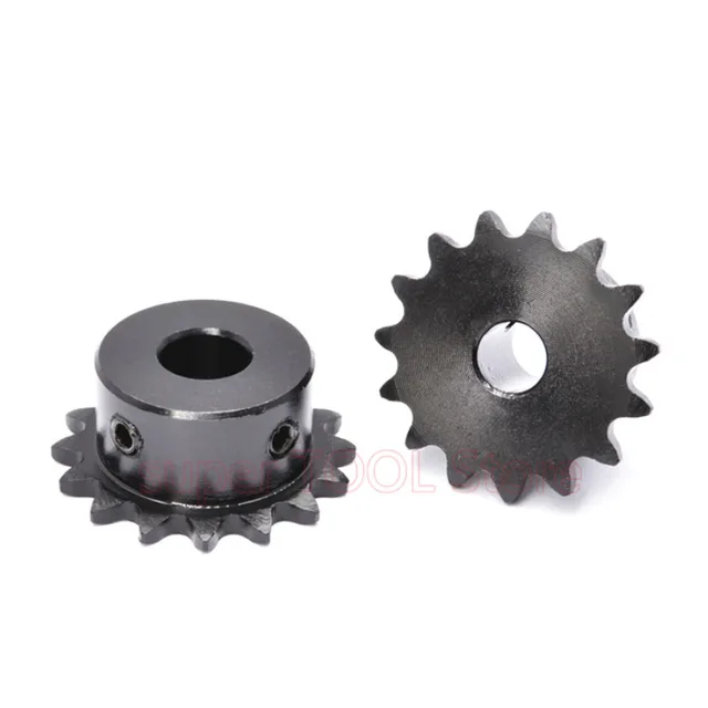 1-Pack Heavy-Duty 08B Industrial Sprocket - 45# Steel, 12-24mm