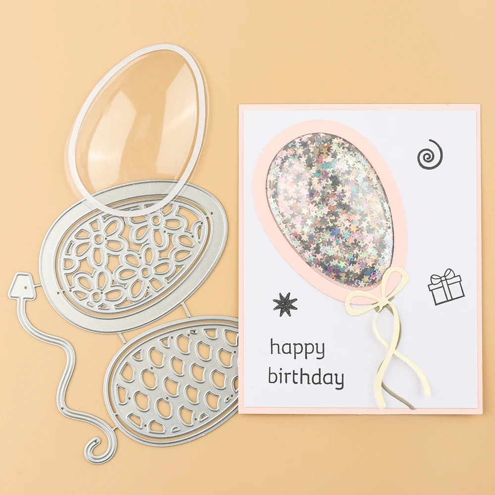 Dimensional Shaker Domes Love Bottle Easter Egg TV Circle Square Shaker Blister Sequins Beads Embellishment Card Making Supplies
