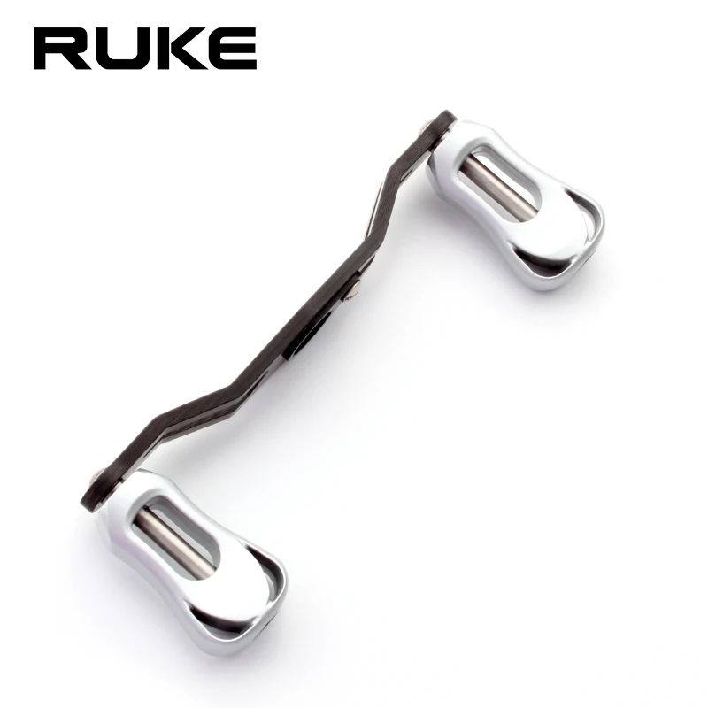 Ruke Fishing Reel Handle Carbon Fiber Materails For D/Ab Length 105mm Hole Size 8*5/7*4mm For Casting Rocker DIY Weight 20g fishing reel fishing tackle accessory