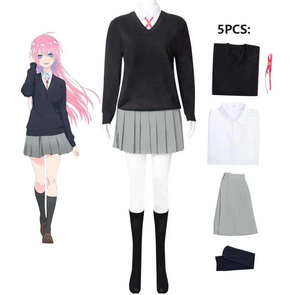 

Shikimori's Not Just a Cutie Micchon Shikimori Cosplay Costume Sweater School Girl Uniform Kawaii dake ja Nai Shikimori-san