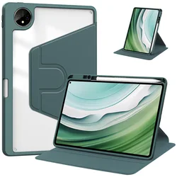 Enhanced 360 Rotation Tablet Cover with Pencil Holder, Compatible with 13.2 - inch Devices for MatePadPro 13.2 2025 (Army)