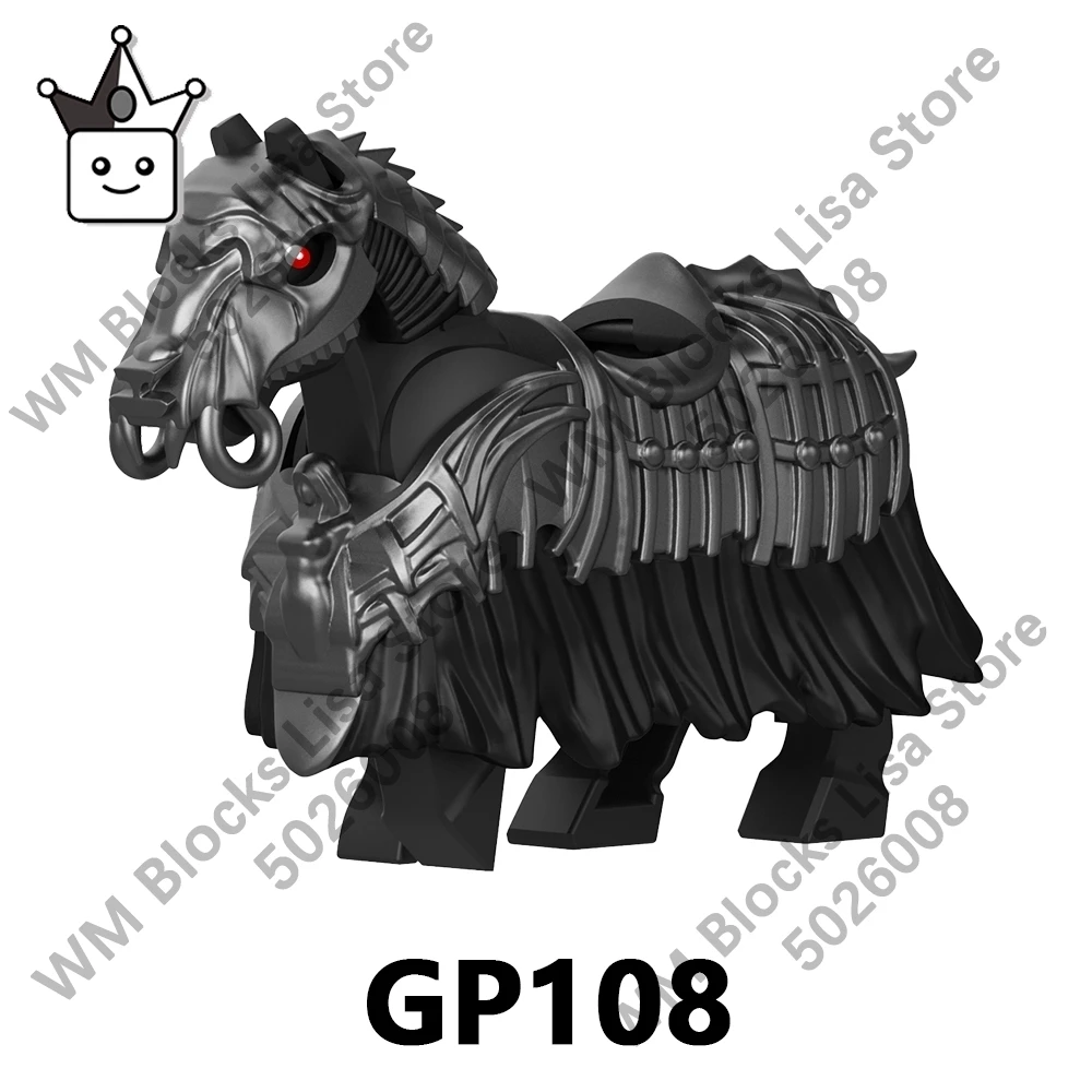 GP105 GP106 GP107 GP108 빌딩 블록 액션 피규어 브릭 액세서리 성인 어린이 장난감 디오라마 장식 몬테소리