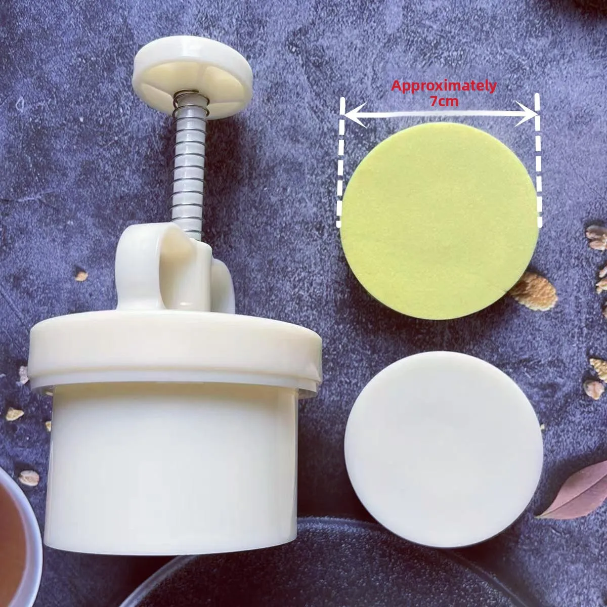 Hand Pr pe Adjustable Thin Pure round  Blank No Pattern Suzhou Sle Crisp Biscuit Mooncake Pr Mold