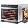 Food Dehydrator, Bigger Than 7 Trays With Large 6.5ft² Drying Space, 600W Power Saves More Time Than 480W 1