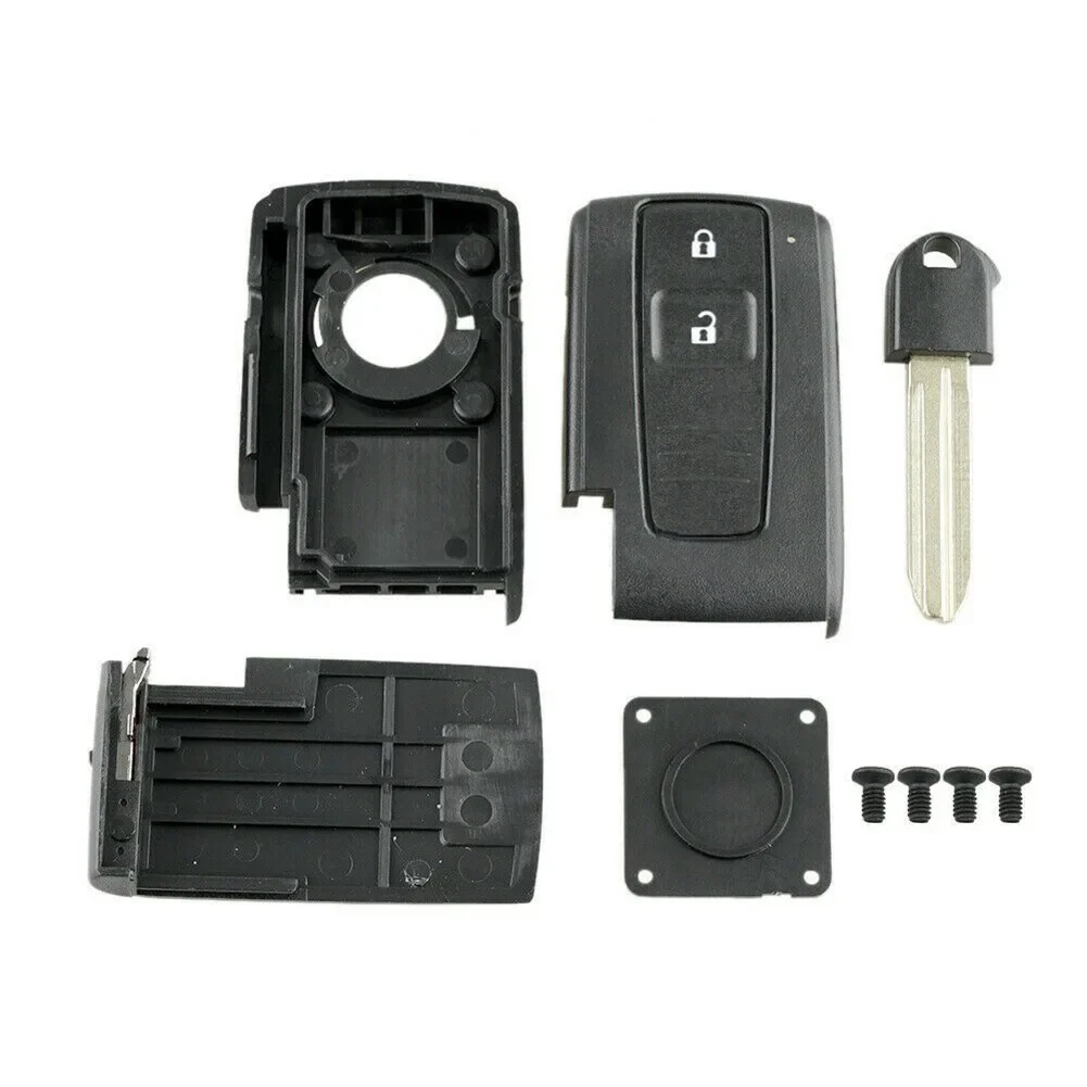 2 Button Smart Key Case Replacement for Toyota Corolla Verso Prius + TOY43 Blade Remote Key Case for key case,key case cover,remote control case cover