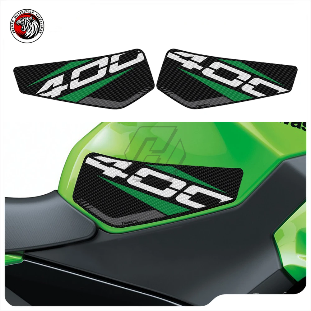 

Motorcycle Side Tank Pad Protection Knee Grip Anti-slip for Kawasaki NINJA 400 2018-2020