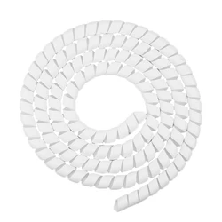 Universal Electric Scooter Cable Protector Cover, 1.3m - Durable Line Protection (White)