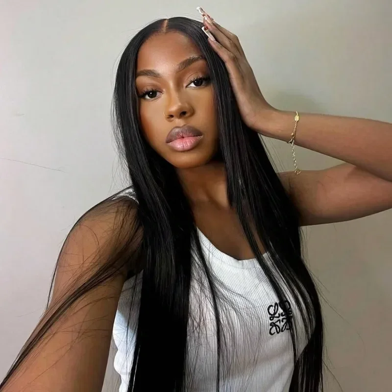 40 Inch Straight Lace Front Wigs Human Hair 13X4 HD Lace Front Wig Straight Lace Front Wigs Human Hair 100% Brazilian Human Hair