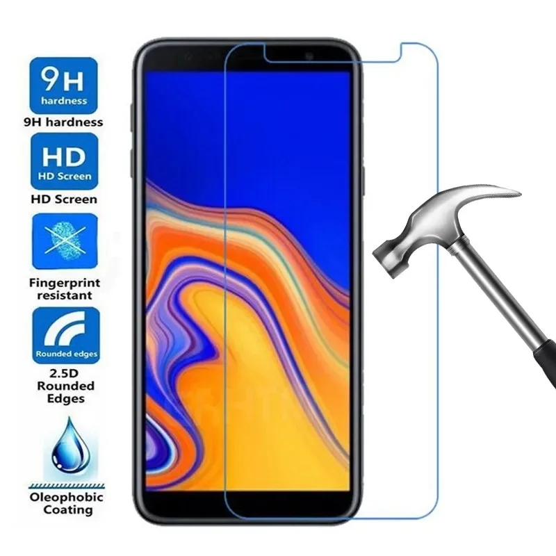 

Protective Glass For Samsung Galaxy A8 A6 J4 J6 Plus 2018 Tempered Screen Protector For Samsung A5 A7 A9 J2 J8 2018 Glass Film