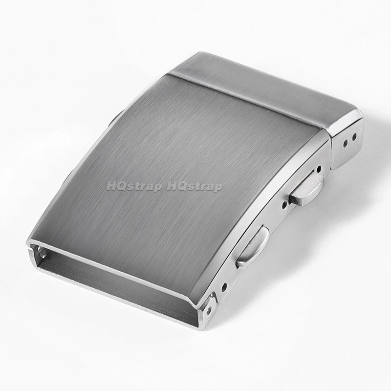 Luxury Adjustable Stainless Steel Watch Clasp with Folding Buckle - Premium Strap Accessory