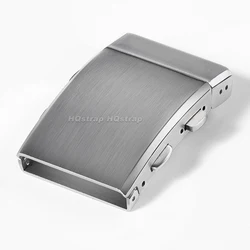 Luxury Adjustable Stainless Steel Watch Clasp with Folding Buckle - Premium Strap Accessory - 22mm (Steel color)