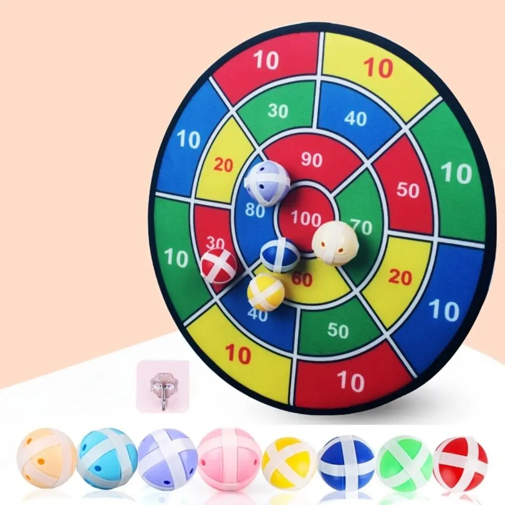 

Cloth Dart Board Target Useful Number Cartoon Pattern Education Toy Suction Cup Ball Pitching Game