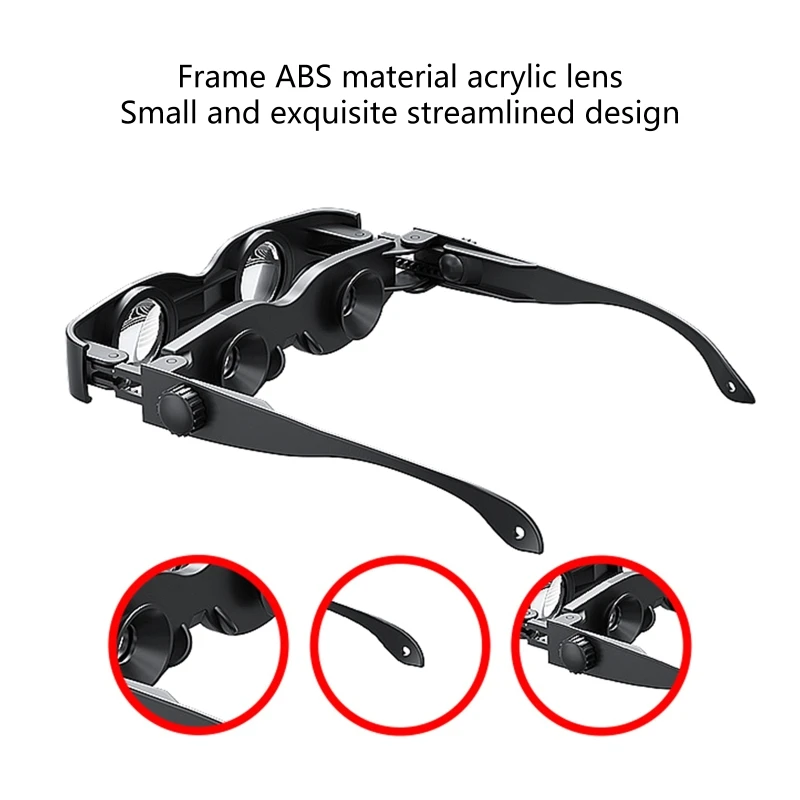 

Portable ABS Frame Fishing Magnifier Binoculars Glass 3X Dropship