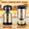 High Borosilicate Glass Pickle Jar for Cucumbers Onions Carrots Airtight Pickle Hourglass Jar Reusable Pickle Juice Separator 5