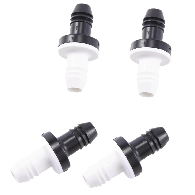 

4Pcs 3/8 Inch 10Mm Inline Abs One Way Water Non Return Check Valve For Fuel Gas Liquid Air