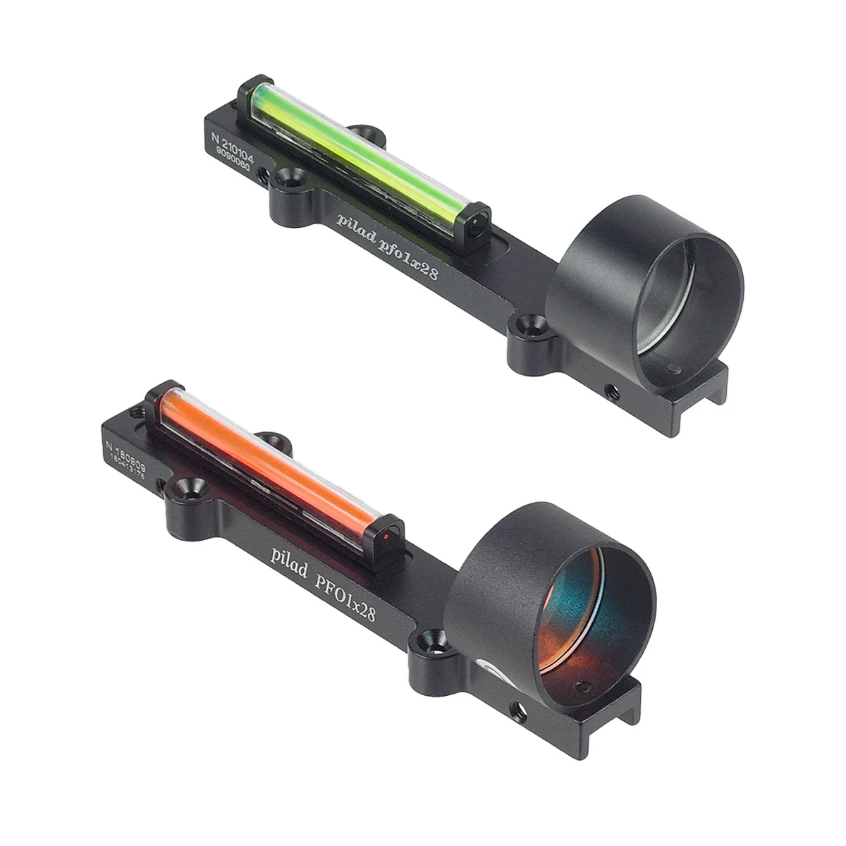 Tactical 1x28 Red Green Fiber Optic Sight Red Dot Collimator Sight 11mm Rail For Shutgun Hunting Scope AK47 AR15