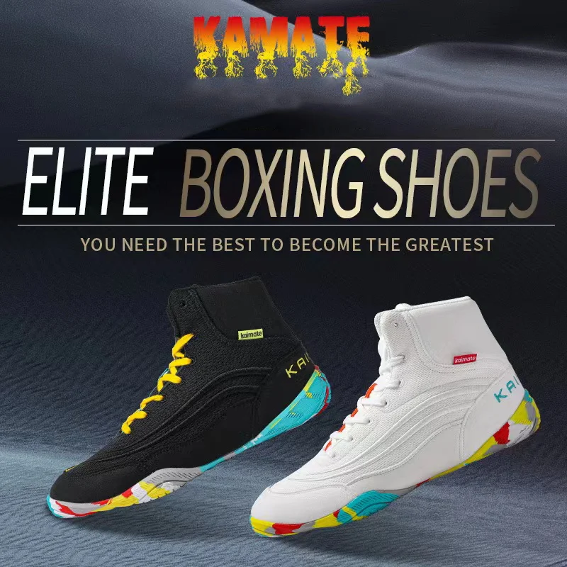 Professional children's Wrestling Boots Anti-Slippery Fighting Boots Sneakers boys Breathable Wrestling