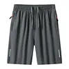 2024 Elegant Fashion Harajuku Slim Fit Ropa Hombre Loose Casual All Match Sports Shorts Ice Shreds Pockets Straight Leg Shorts 1