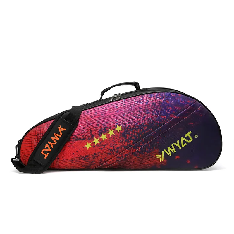YWYAT Badminton Racquet Bag for 3 Rackets Waterproof Large Capacity Shoulder Sport Bags with Shoe Comparment Bosal  Badminton