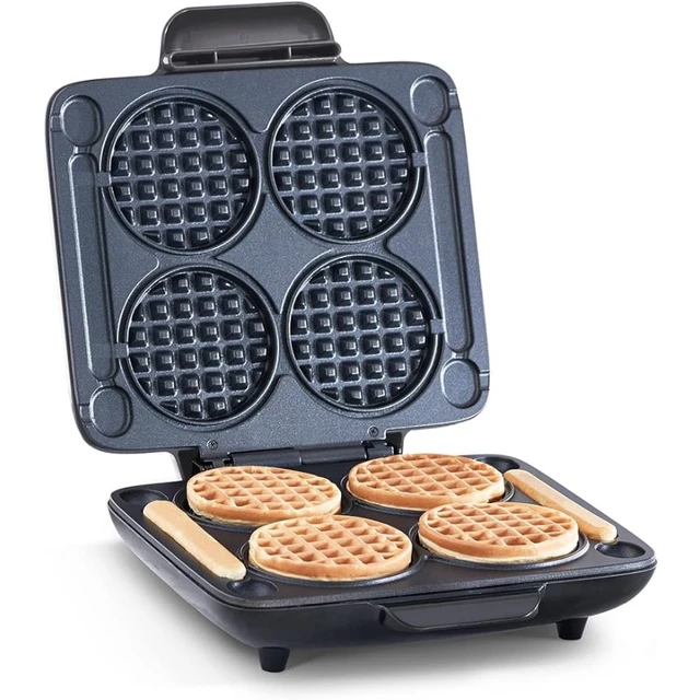 No-Drip Waffle Maker: Waffle Iron 1000W + Waffle Maker Machine For